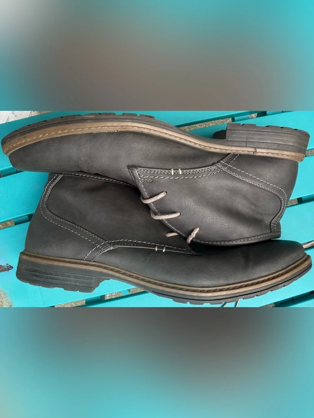 Varese Gobi II Gray Chukka Boots Men’s Size 12 Casual Lace Up